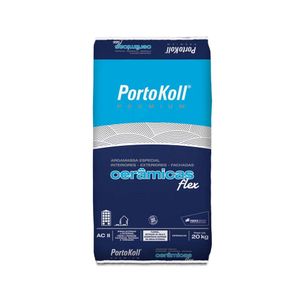 Argamassa Para Exteriores Cerâmicas Flex 2 em 1 ACII  Portokoll