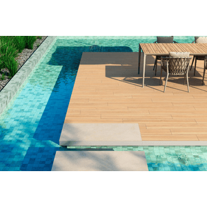 Porcelanato Bali Deck Camel Externo 19x90 Cm 1,03 M² Eliane