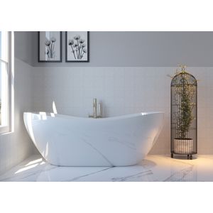 Porcelanato Marmo Branco Polido 80x160 Cm 2,56 M² Eliane