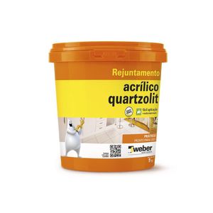 Rejunte Acrílico Cinza Outono 1 Kg Quartzolit