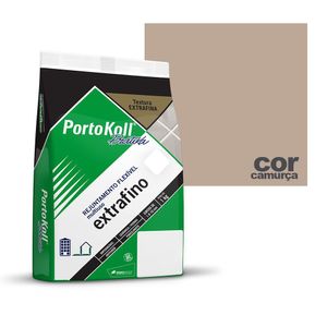 Rejunte Porcelanato Extra Fino 1 Kg Camurça Portokoll