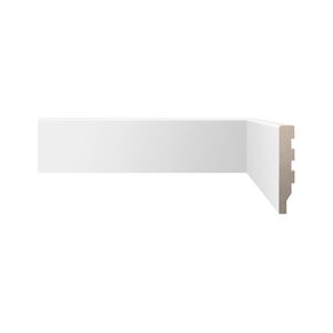 Rodapé Fit Branco Liso 10 Cm 2,40 M Biancogres (PREÇO/PEÇA)