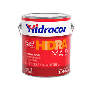 Tinta Esmalte Hidra Mais Azul Del Rey 3 Litros Hidracor