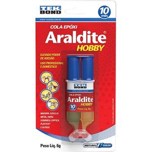Adesivo Araldite Hobby Seringa Blister 6g Tekbond