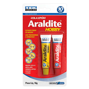 Cola Adesiva Araldite Rápido Blister 16 Gramas Tekbond