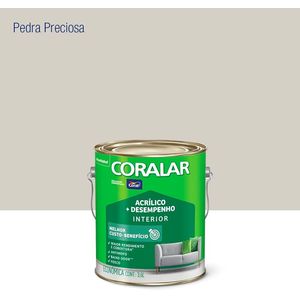 Tinta Acrílica Coralar Fosca Pedra Preciosa Galão 3,6 Litros Coral
