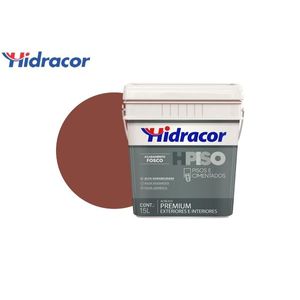 Tinta Para Piso Hpiso Vermelha Latão 15 Litros Hidracor