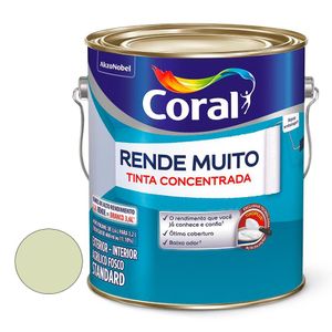 Tinta Rende Muito Fosca Capim Limão Galão 3,2 Litros Coral