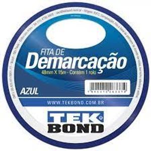 Fita de Demarcação Azul 48 Mm x 15 M Tekbond