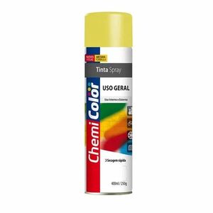 Tinta Spray Uso Geral Amarelo Chemicolor