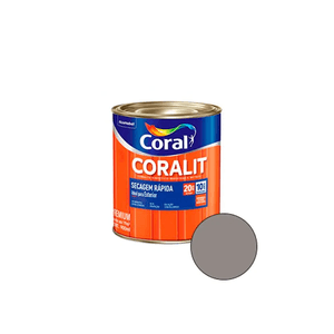 Tinta Esmalte Coralit Secagem Rápida Alumínio 900 Ml Coral