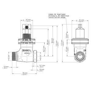 Base Registro De Pressão 3/4" 1/2 Volta Docol
