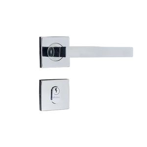 Fechadura WC Mônaco Inox Polido Silvana
