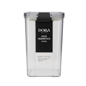 Pote Hermético Em PET 1,3L Dora