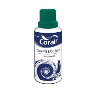 Corante Líquido Base Água Verde 50ml Coral