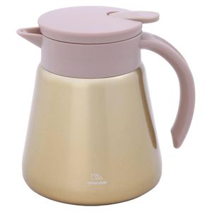Garrafa Térmica Daily em Aço Inox 600 ml Gold Mimo Style