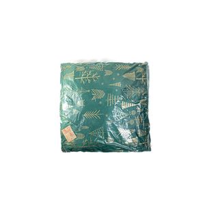 Almofada Estampada Verde e Dourada 45 Cm Dora
