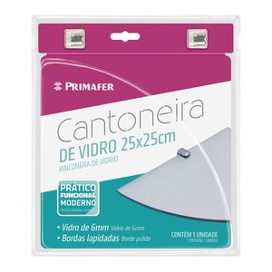 Cantoneira de Vidro 25x25 Cm Primafer