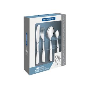 Faqueiro Zurique 24 Peças Inox Tramontina