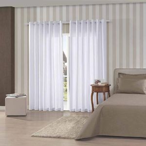 Cortina Rústica 260x170 Pantex Branco Bella Janela