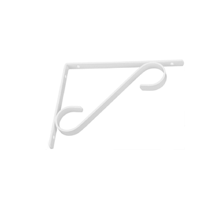 Suporte Para Prateleira Mão Francesa Colonial Branco 40 Cm Prat-K