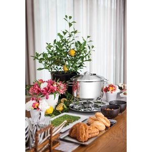 Rechaud Inox 7,8 Litros 4 Peças Tramontina