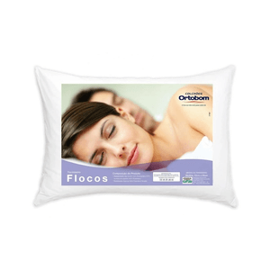 Travesseiro Flocos Conforto C15 46x67 Cm Branco Ortobom