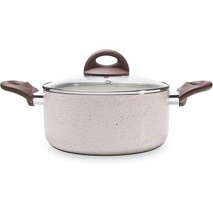 Caçarola Plus Com Tampa Vanilla 20 Cm Brinox