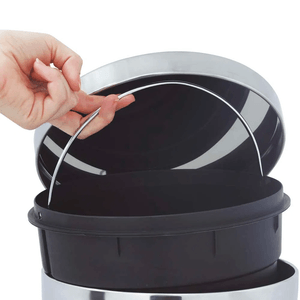 Lixeira Inox Linha Agata 12 Litros 8223 Mor