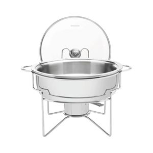 Rechaud Banho Maria Aço Inox 4,3 Litros com Fogareiro Tramontina