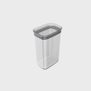 Pote Hermético Organizador Block Retangular 2,3 Litros Natural OU