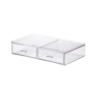 Caixa Organizadora Elegance com 2 Gavetas 31,5x18,5x7 Cm Paramount