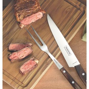 Tábua para Churrasco Retangular Pequena em Madeira Teca com Acabamento Natural 28x19 Cm Tramontina