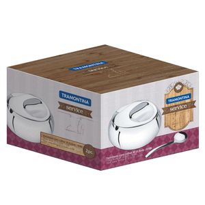 Kit Para Farinha Service em Aço Inox 14 Cm 2 Peças Tramontina