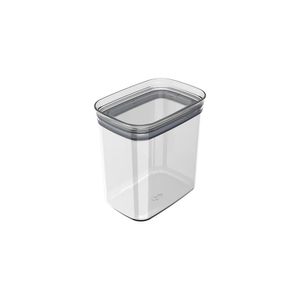 Pote Hermético Organizador Block Retangular 1,5 Litros Natural OU