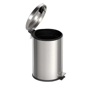 Lixeira Inox Com Pedal 5 Litros Dora