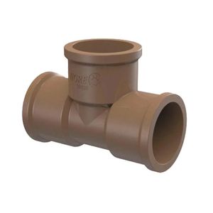 Tê Hidráulico 90° Soldável Marrom 50 mm Tigre