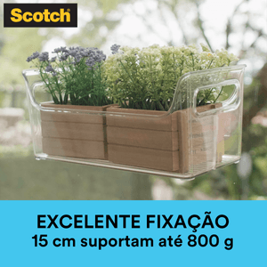 Fita Dupla Face Transparente Fixa Forte Scoth 19 Mmx 2M 3M
