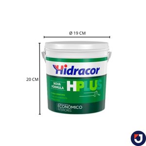 Tinta Acrílica Fosca HPlus Branco Neve Galão 3,6 Litros Hidracor