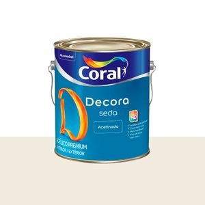 Tinta Acrílica Decora Seda Branco Galão Coral