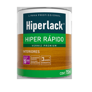 Verniz Incolor Hiper Rápido 750 Ml Hidracor