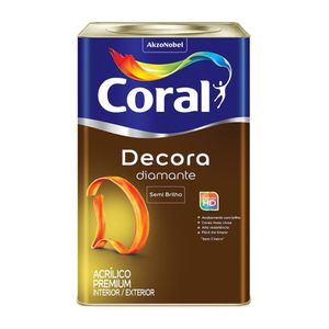 Tinta Decora Semi Brilho Branco Latão 18 Litros Coral