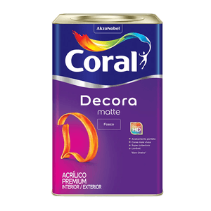 Tinta Acrílica Decora Fosca Branco Latão 18 Litros Coral