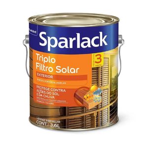 Verniz Solgard Triplo Filtro Solar Acetinado Natural Galão 3,6 Litros Sparlack Coral