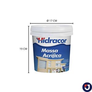 Massa Acrílica Galão 5,5 Kg Hidracor