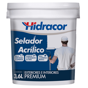 Selador Acrílico Galão 3,6 Litros Hidracor