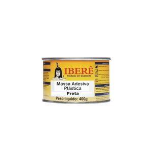 Massa Plástica Preta 400G Ibere