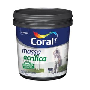 Massa Acrílica Balde 25 Kg Coral