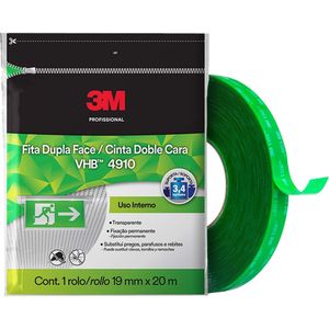 Fita Dupla Face 19 mm x 20 m VHB 3M