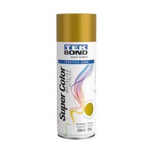 Tinta Spray Metálico Ouro 350 Ml Tekbond